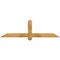 Ekena Millwork Eugene Rough Sawn Timber Gable Bracket, Western Red Cedar, 60"W x 17"H x 2"D x 4"F, 7/12 Pitch GBW060X17X0204EUG00RWR - alternate 1